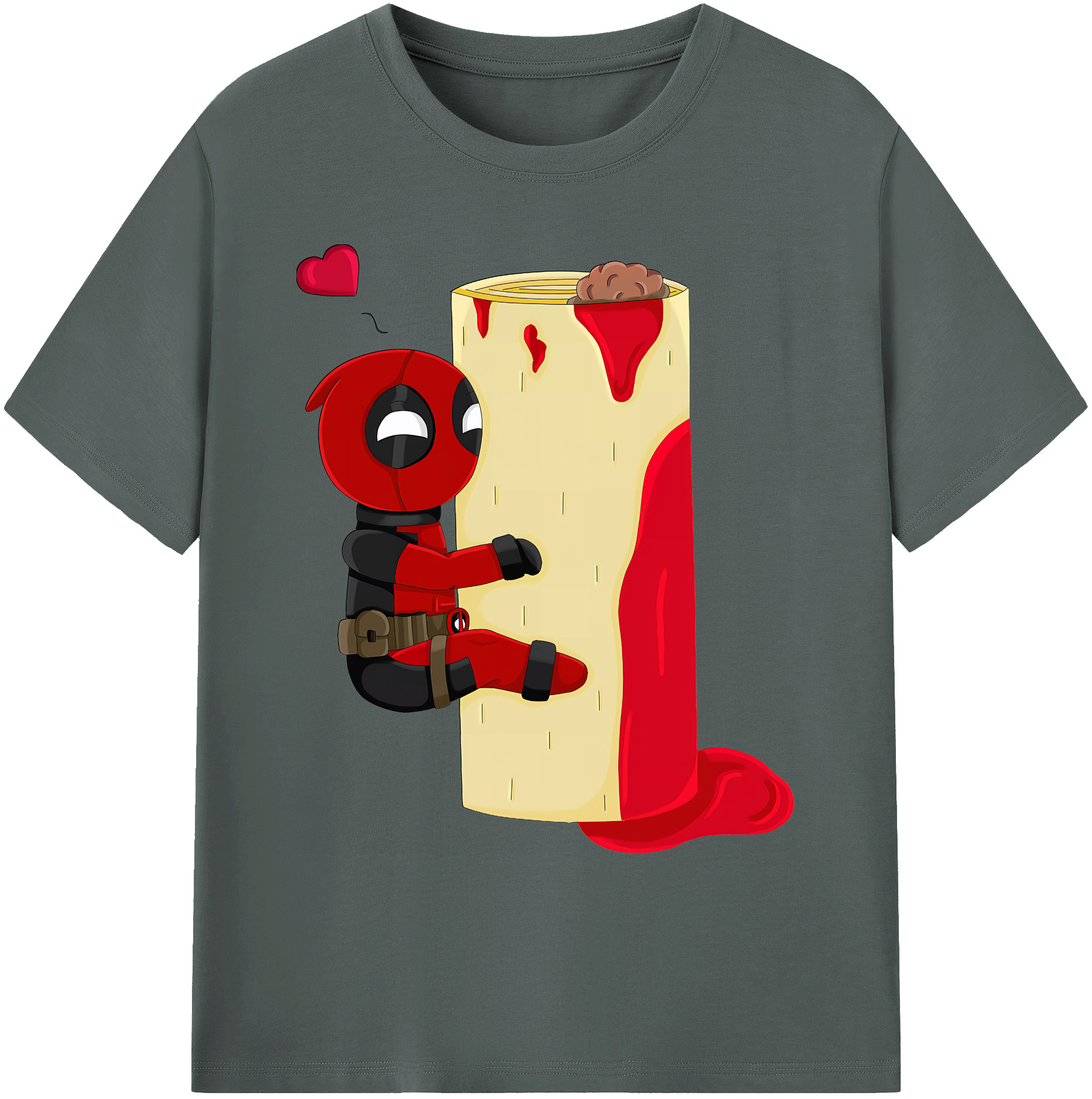 （画像用） Deadpool デッドプール 綿100％ メンズ半袖Tシャツ｜肌触りやわらか＆通気性